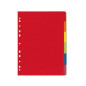 INTERCAL. A4 NEUTRES CART. 6 ONGLETS COUL. HERLITZ (300002996)