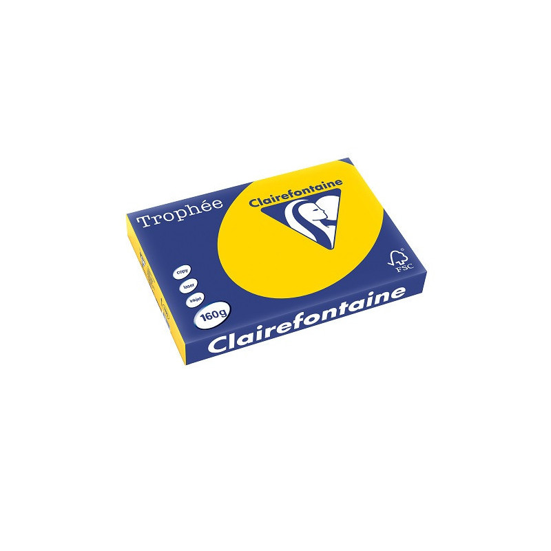 PAPIER REPRO CLAIREF. TROPHEE A3 160G BOUTON D'OR 250FLS