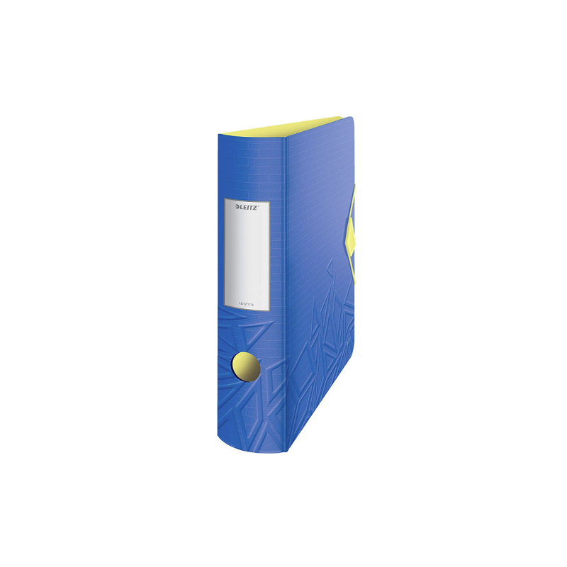 CLASSEUR LEITZ PP URBAN CHIC 8CM BLEU