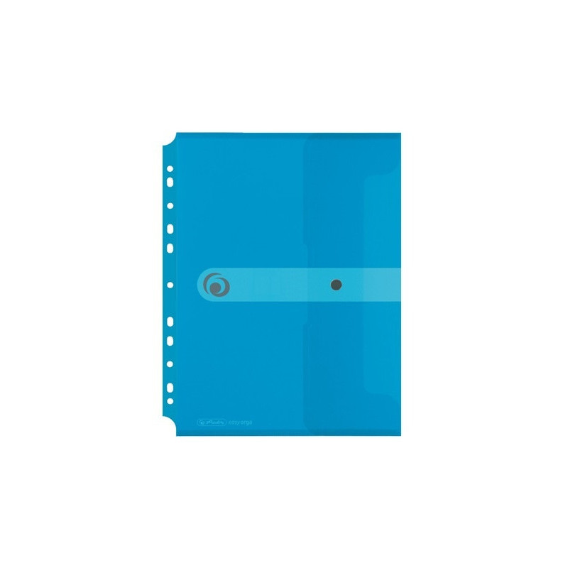 POCHETTE DOCUMENTS HERLITZ PP A4 TRANSP. BLEU (300000735)