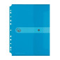 POCHETTE DOCUMENTS HERLITZ PP A4 TRANSP. BLEU (300000735)