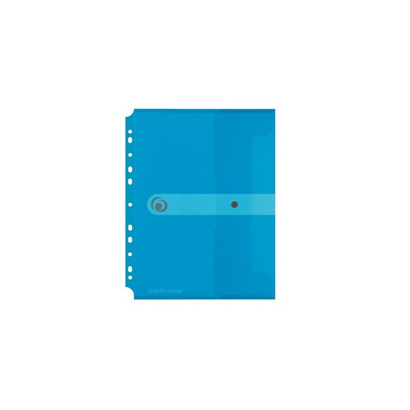 POCHETTE DOCUMENTS HERLITZ PP A5 TRANSP. BLEU (300000737)