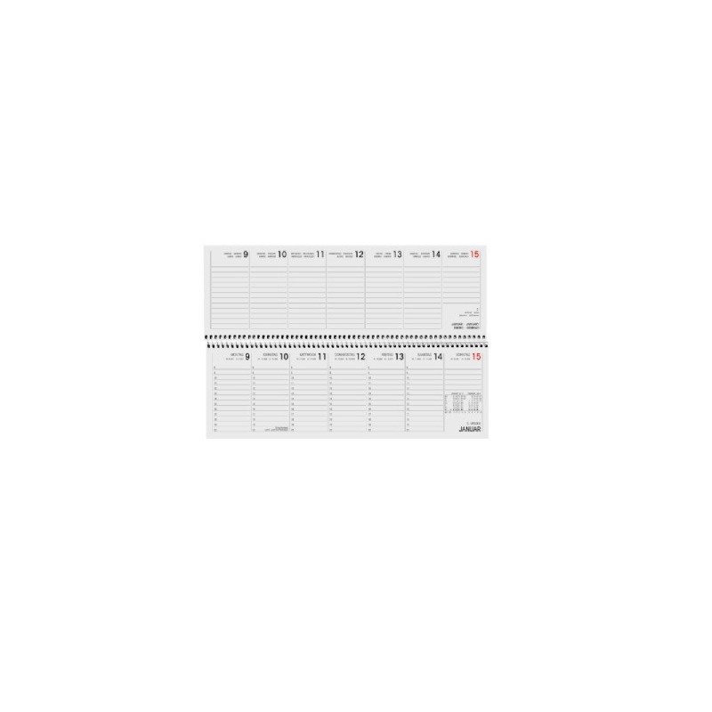 CALENDRIER TABLE 1SEM./2P.