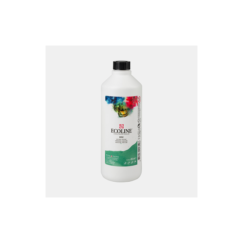 AQUARELLE LIQUIDE ECOLINE 490ML N°602 VERT FONCE