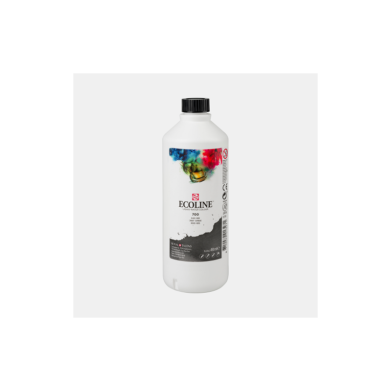 AQUARELLE LIQUIDE ECOLINE 490ML N°700 NOIR