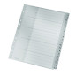INTERCAL. A4 ALPHA. PLAST. GRIS LEITZ