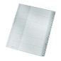 INTERCAL. A4 ALPHA. PLAST. GRIS LEITZ