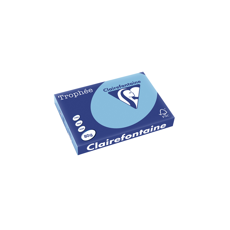 PAPIER REPRO CLAIREF. TROPHEE A3 80G LAVANDE 500FLS