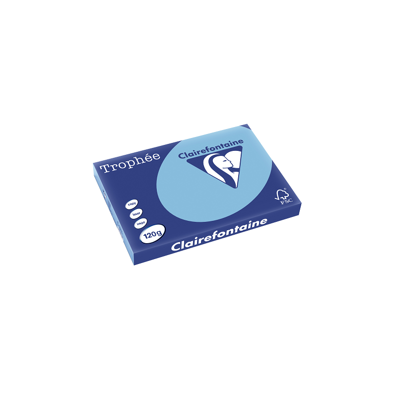 PAPIER REPRO CLAIREF. TROPHEE A3 120G LAVANDE 250FLS