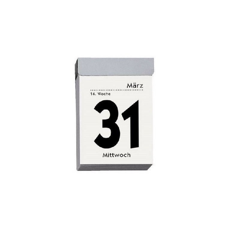 CALENDRIER A EFFEUIL. ALLEMAND N° 1 4X6CM