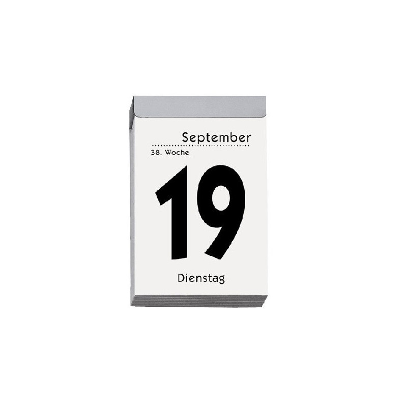 CALENDRIER A EFFEUIL. ALLEMAND N° 4 6.5X10CM