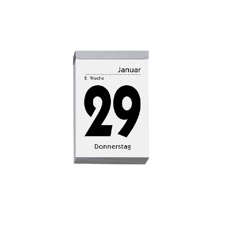 CALENDRIER A EFFEUIL. ALLEMAND N°13 10X14,5CM