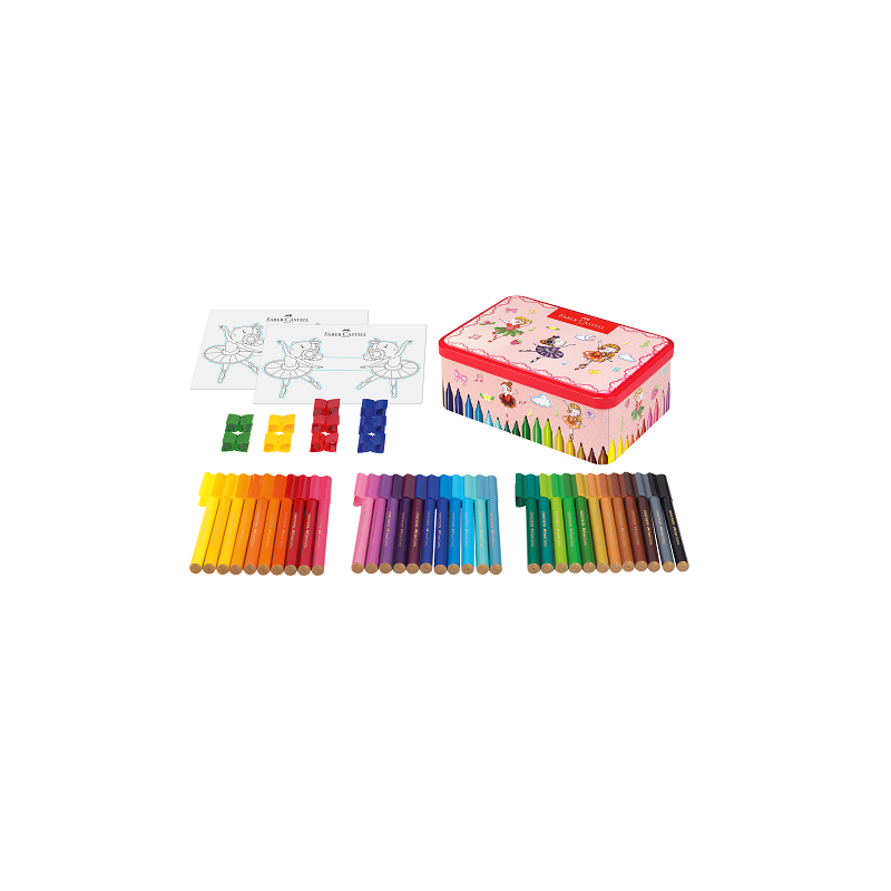 FEUTRE ECO.FABER CONNECTOR PENS COLOURS 45PCS BALLERINA