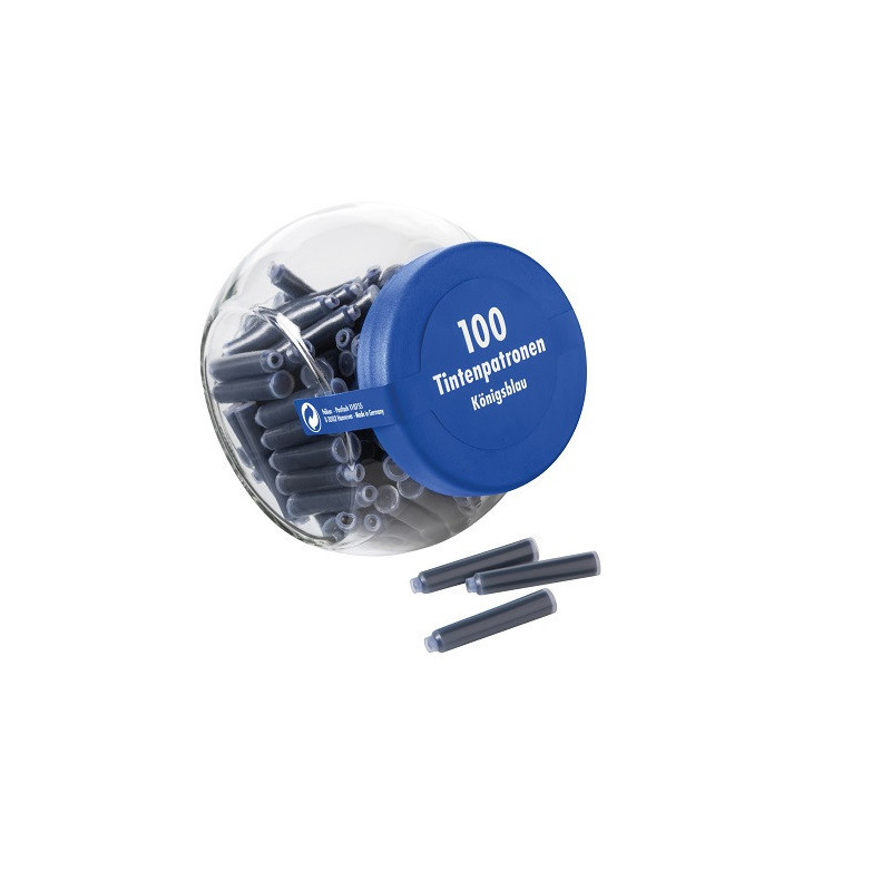 CARTOUCHE ENCRE PELIKAN TP6 BLEU 100PCS VERRE (300003747)