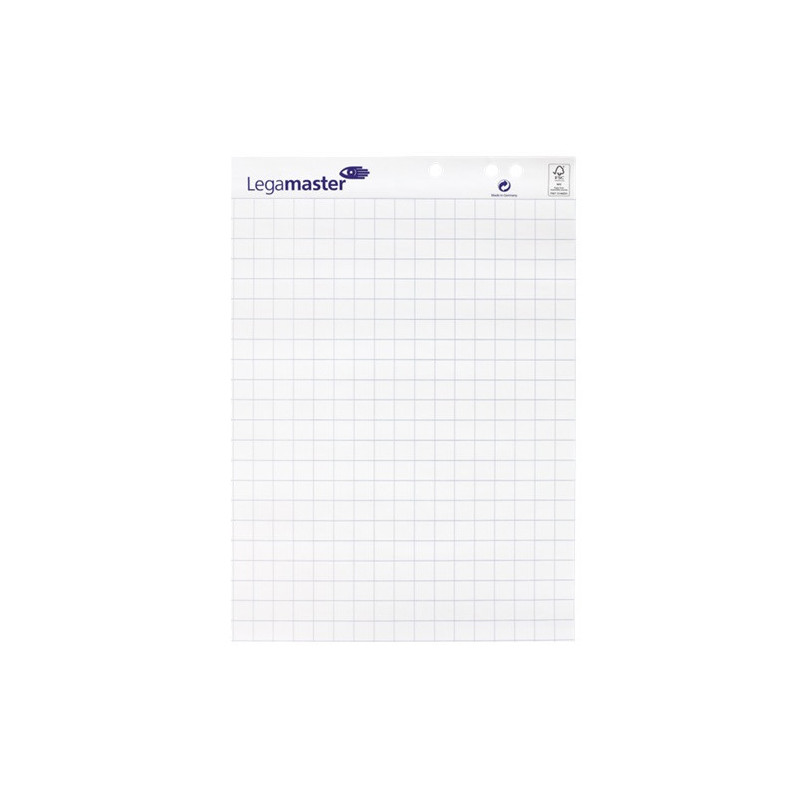 FLIP-CHART LEGAMASTER BLOC QUAD. 20FLS BLANC 98X65