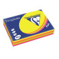 PAPIER REPRO CLAIREF. TROPHEE A4 80G FLUO ASS. 500FLS