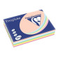 PAPIER REPRO CLAIREF. TROPHEE A4 160G COUL. PASTEL ASS. 250FLS