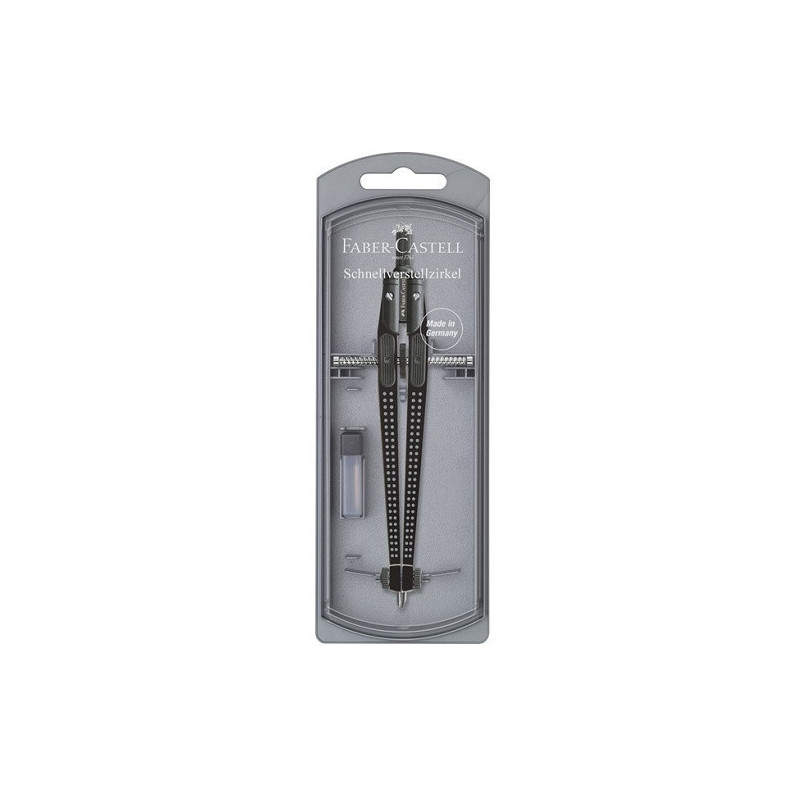 COMPAS FABER GRIP NOIR