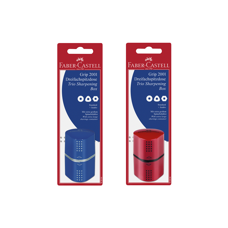 TAILLE-CRAYONS FABER TRIPLE BLISTER