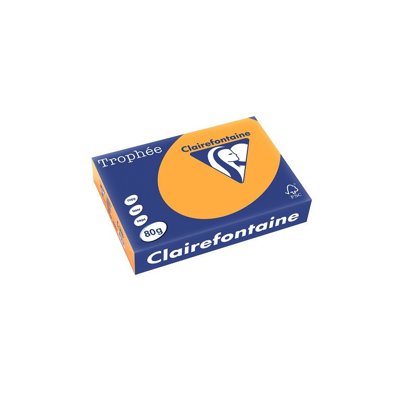 PAPIER REPRO CLAIREF. TROPHEE A4 80G CLEMENTINE 500FLS
