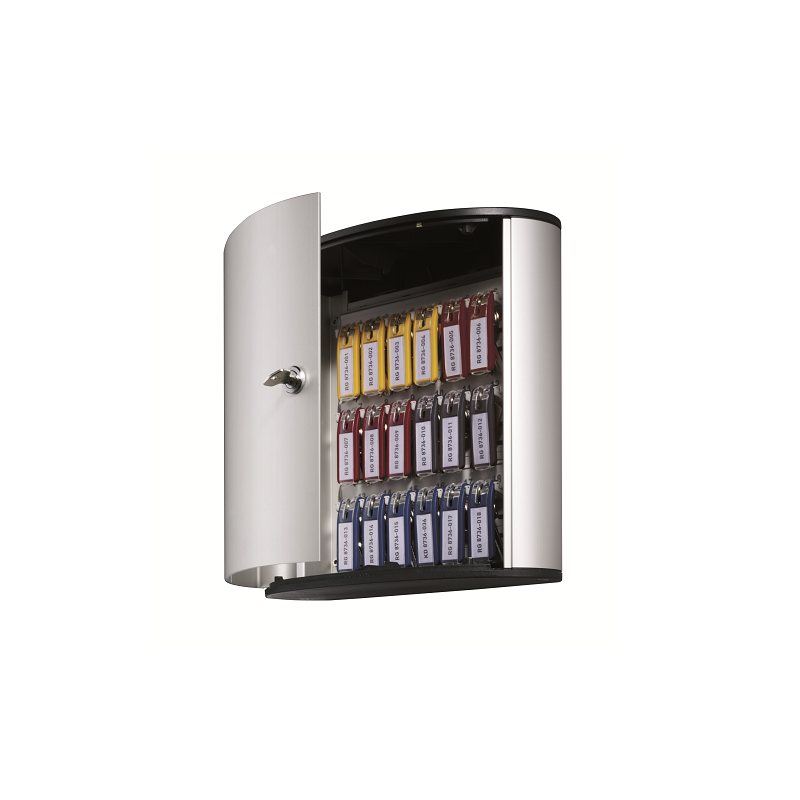 ARMOIRE A CLES DURABLE 18PCS ARGENT MET.