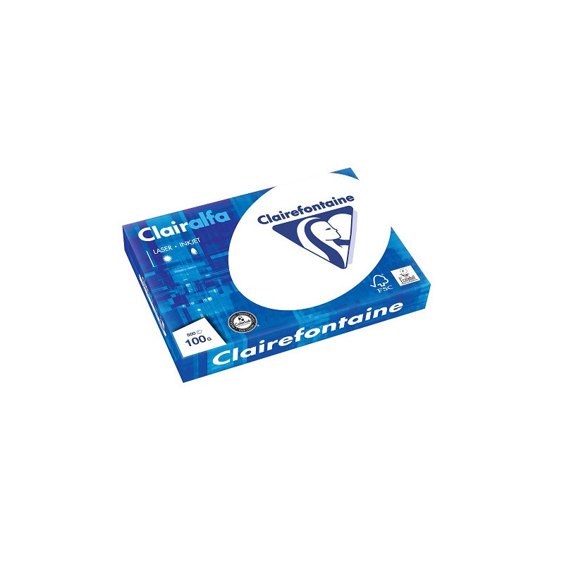 PAPIER REPRO CLAIREF. CLAIRALFA BLANC A3 100G 500FLS