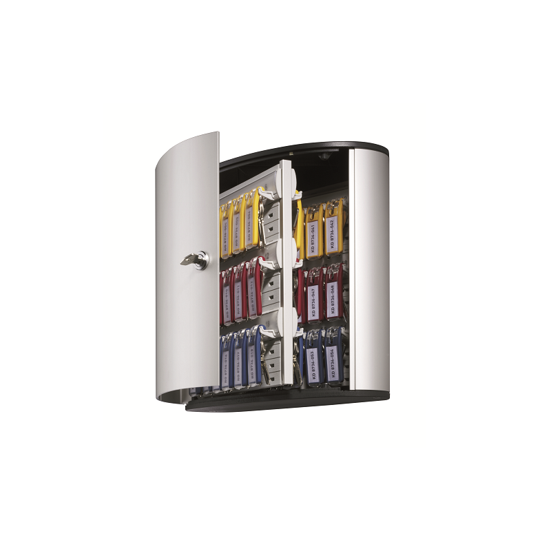 ARMOIRE A CLES DURABLE 54PCS ARGENT MET.