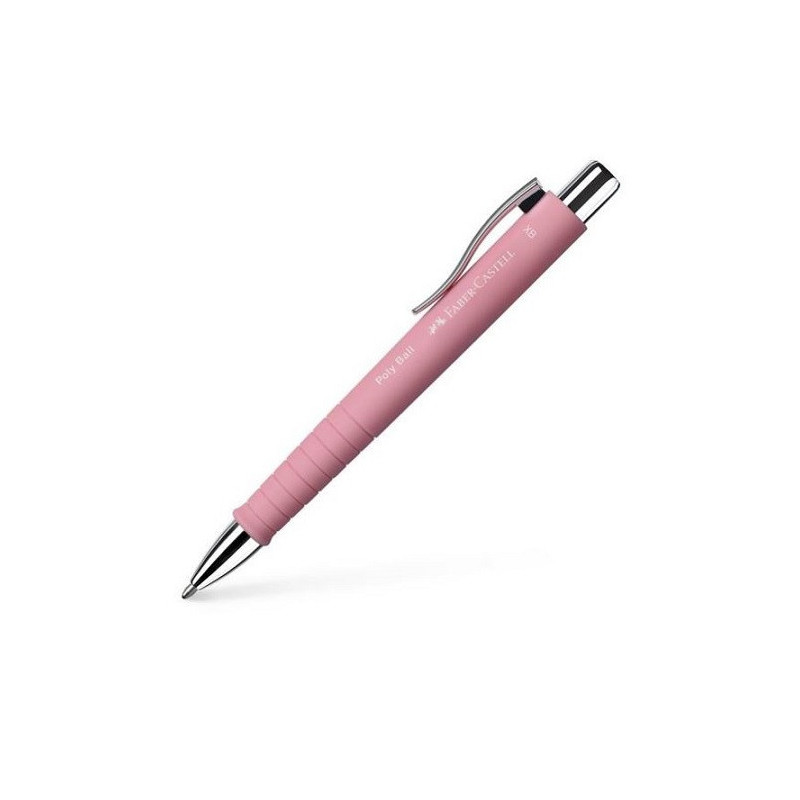 STYLO BILLE FABER POLY BALL XB ROSE