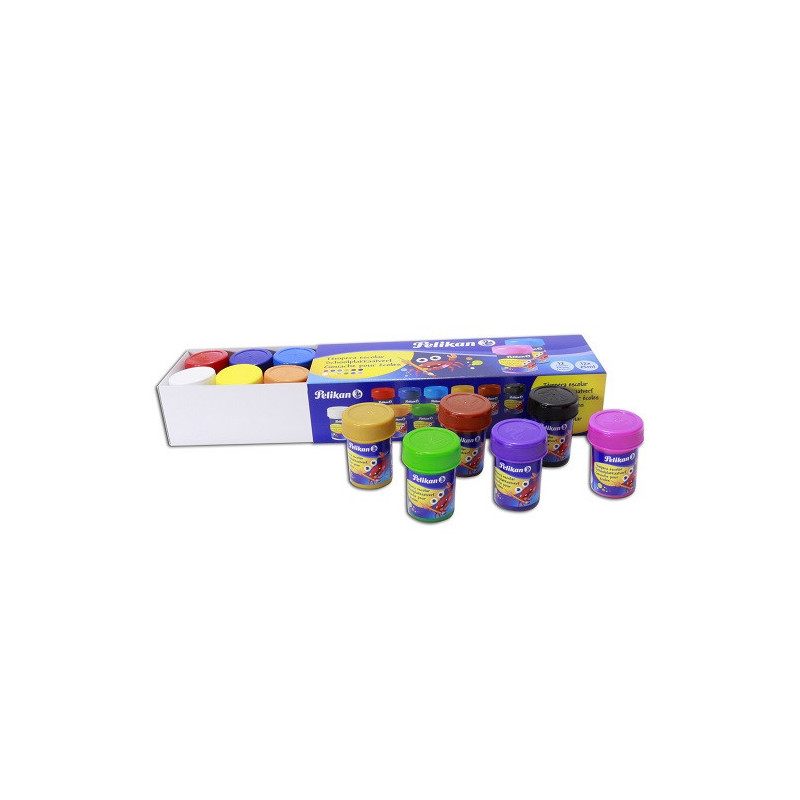 GOUACHE PELIKAN POT 25ML 12PCS ASS (300029014)
