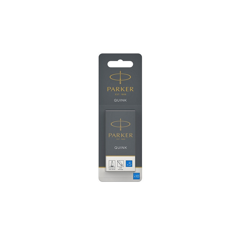 CARTOUCHE ENCRE PARKER BLEU 10PCS N°11