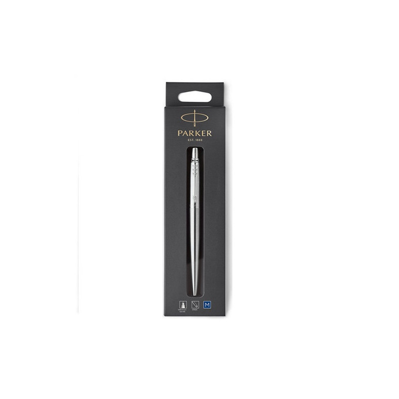 STYLO BILLE PARKER JOTTER ACIER N°3 BLISTER