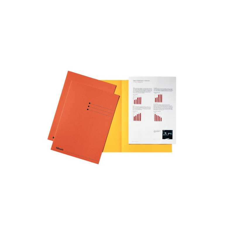 CHEMISE CART. A4 180G ESSELTE ORANGE B