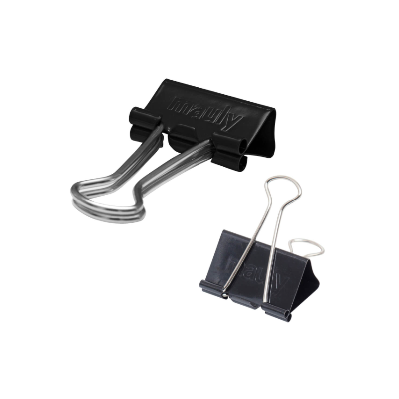 PINCE-CLIP 25MM NOIR 12PCS MAUL