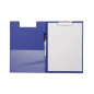 PLAQUE A PINCE A4 DOUBLE MAUL BLEU
