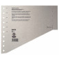 INTERCAL. A4 DECOUP. CART. GRIS 100PCS LEITZ