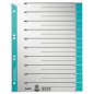 INTERCAL. A4 DECOUP. CART. ONGL. BLEU 100PCS LEITZ