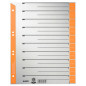 INTERCAL. A4 DECOUP. CART. ONGL. ORANGE 100PCS LEITZ