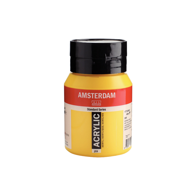 COULEUR ACRYLIC 500ML N°269 JAUNE AZO