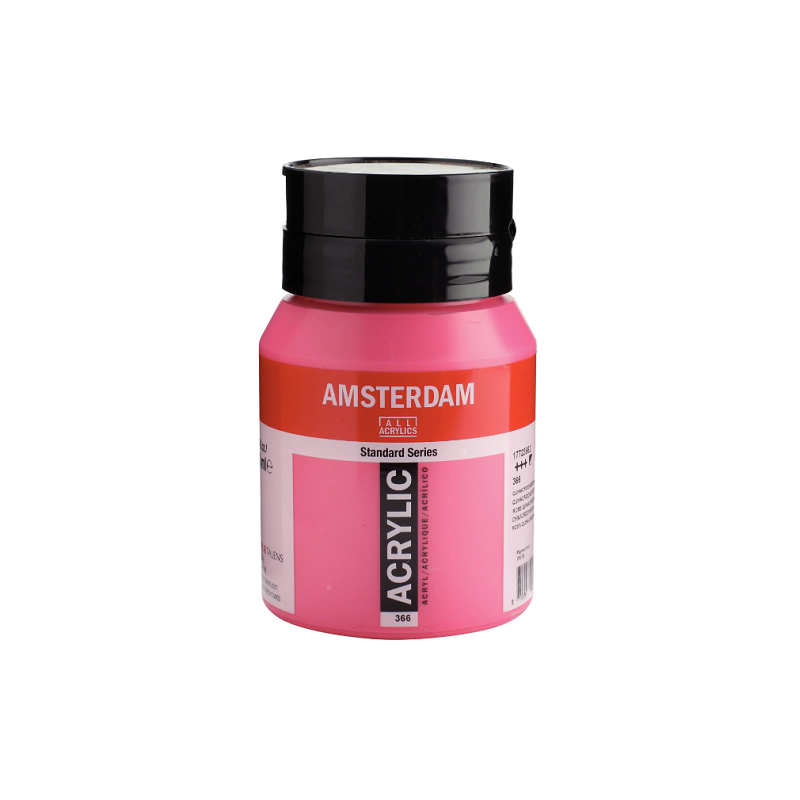 COULEUR ACRYLIC 500ML N°366 ROSE QUINACRIDONE