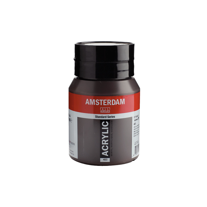 COULEUR ACRYLIC 500ML N°403 BRUN VAN DYCK