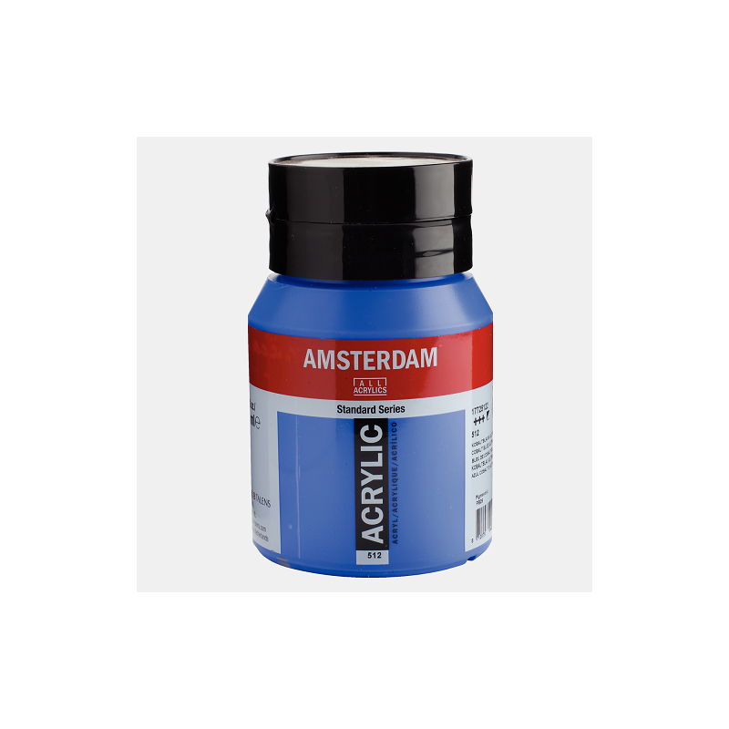 COULEUR ACRYLIC 500ML N°512 BLEU COBALT
