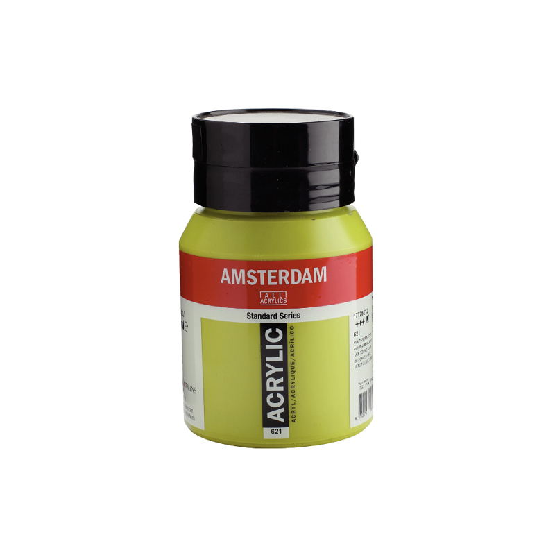 COULEUR ACRYLIC 500ML N°621 VERT OLIVE CLAIR