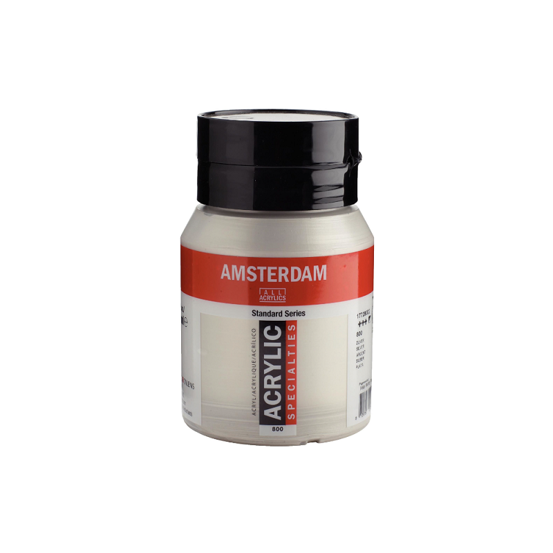 COULEUR ACRYLIC 500ML N°800 ARGENT