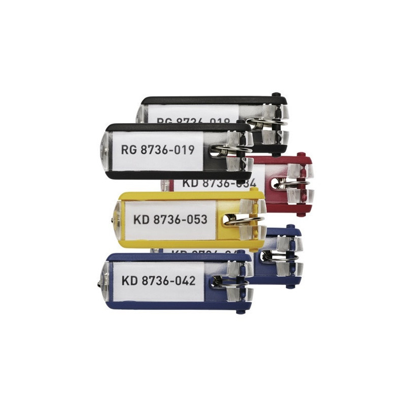 PORTE-CLES DURABLE 6PCS ASS.