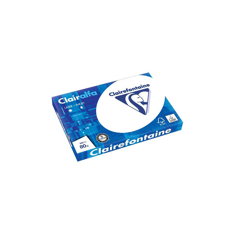 PAPIER REPRO CLAIREF. CLAIRALFA BLANC A3 80G 500FLS