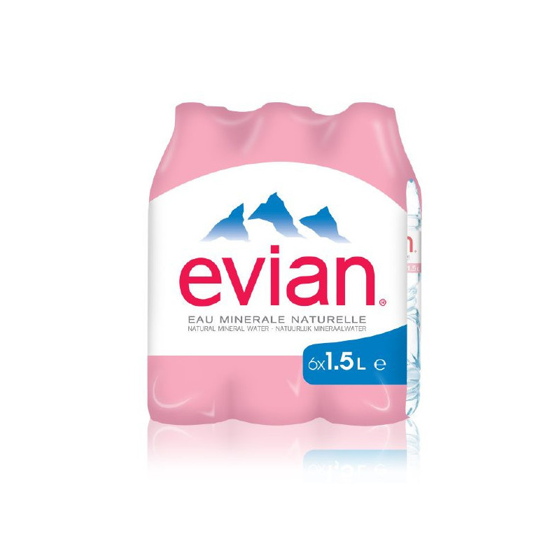 BOISSON EAU PLATE EVIAN 6X1,5L