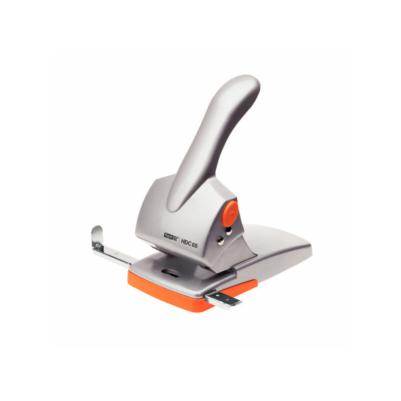 PERFORATEUR RAPID HDC65 ARGENT/ORANGE 65FLS