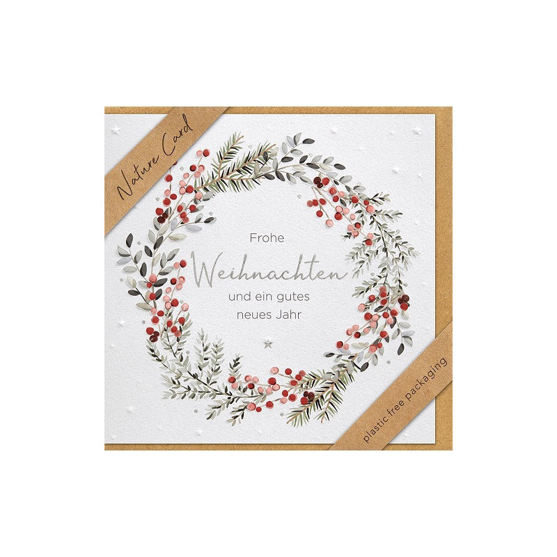 CARTE VOEUX NOEL BSB NATURE CARD