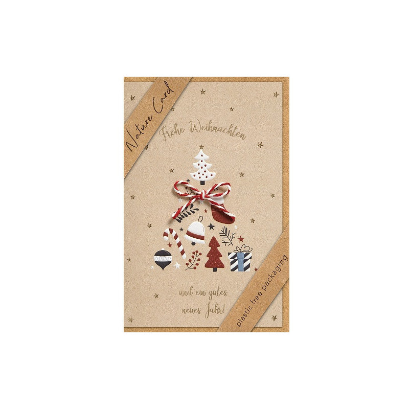 CARTE VOEUX NOEL BSB NATURE CARD