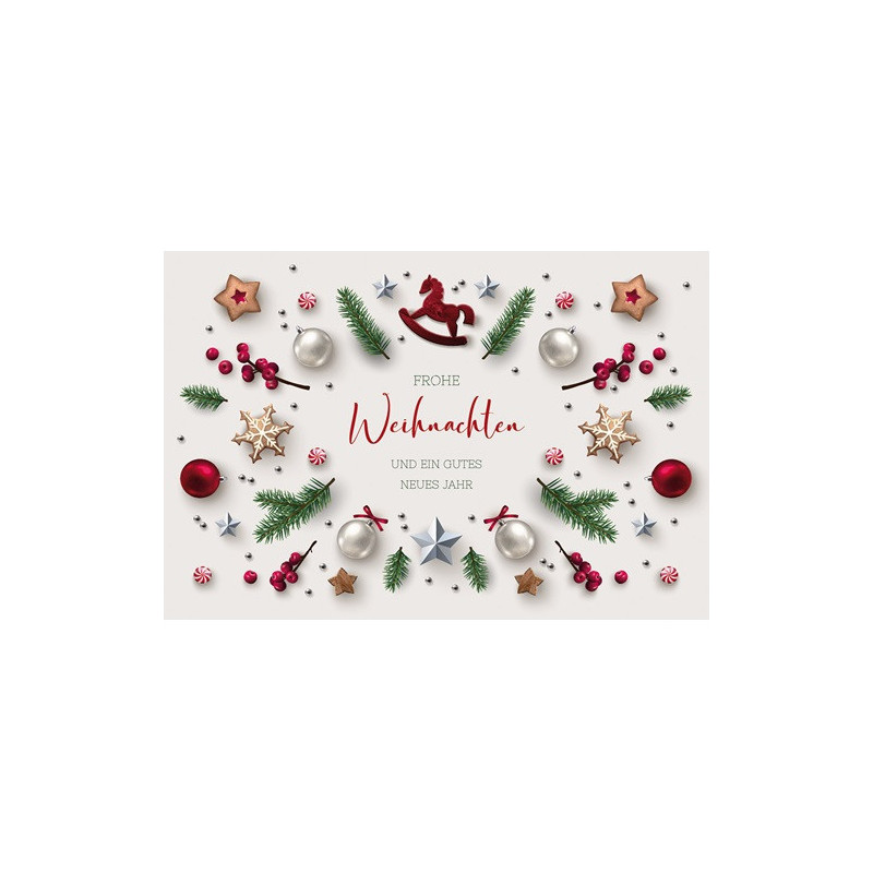 CARTE VOEUX NOEL BSB NATURE CARD